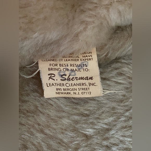 Vtg Van Cort Brown 4 Pockets Faux Fur Collar Leather Jacket Adult Size 40 - Picture 15 of 16